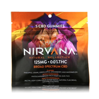 Nirvana CBD Gummies 5pk