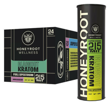 Honeyroot Kratom Shot 10MIT High Alkaloid 24ct - Image 3