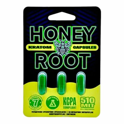 Honeyroot Kratom Capsules 25pk - Image 5