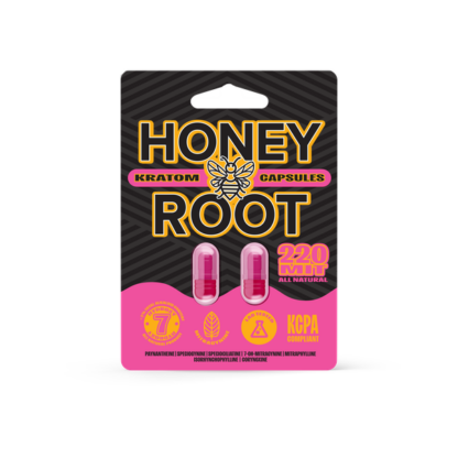 Honeyroot Kratom Capsules 25pk - Image 3