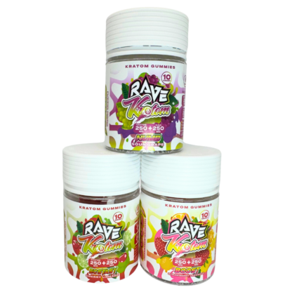 Rave Kratom Gummies 10ct